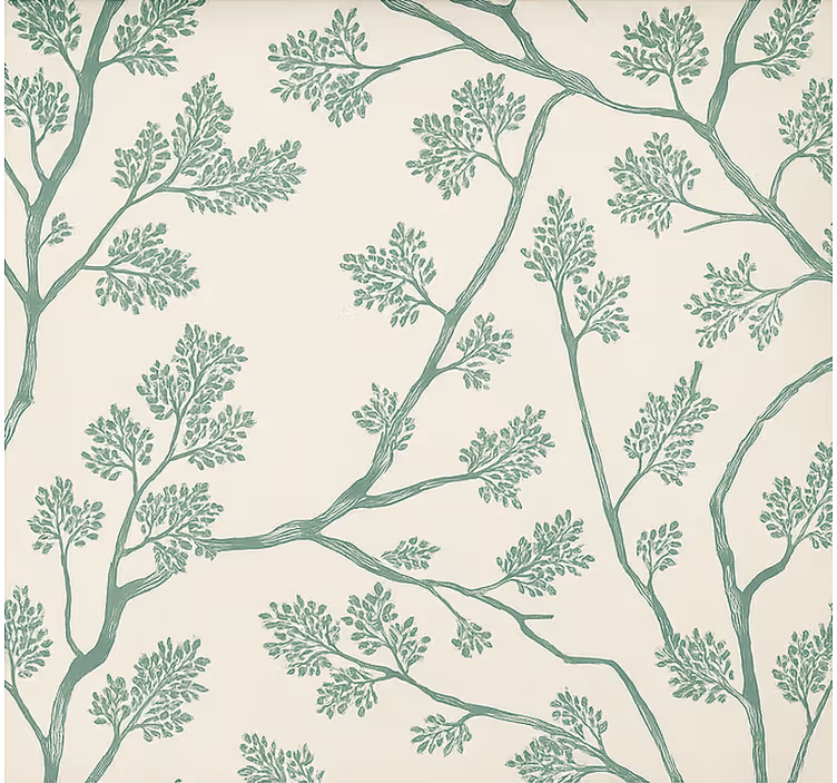 Cortina roller comedor árbol en flor de primavera - TenVinilo