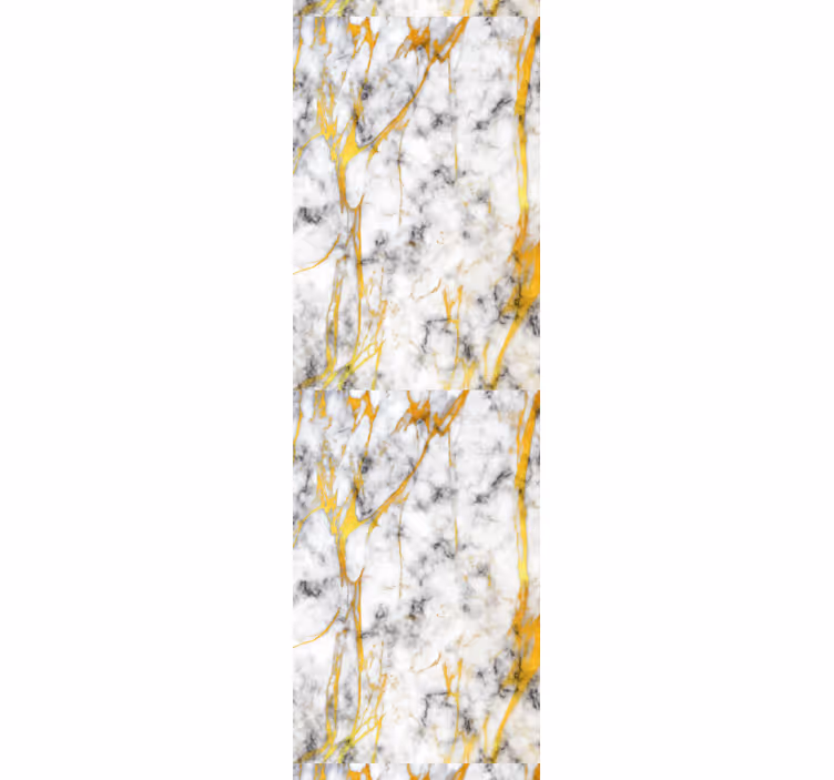 Cortina roller baño mármol gris y dorado elegante - TenVinilo