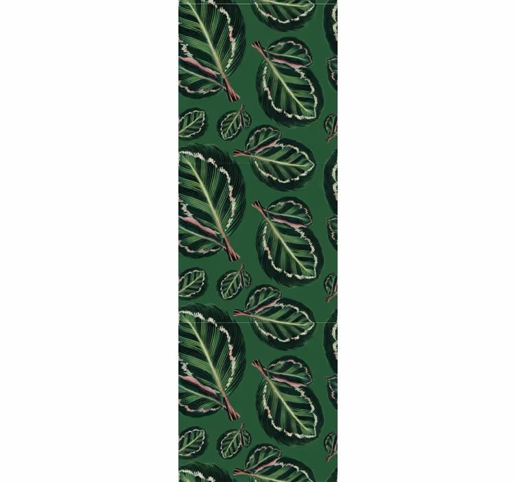 Cortina roller comedor maranta verde - TenVinilo