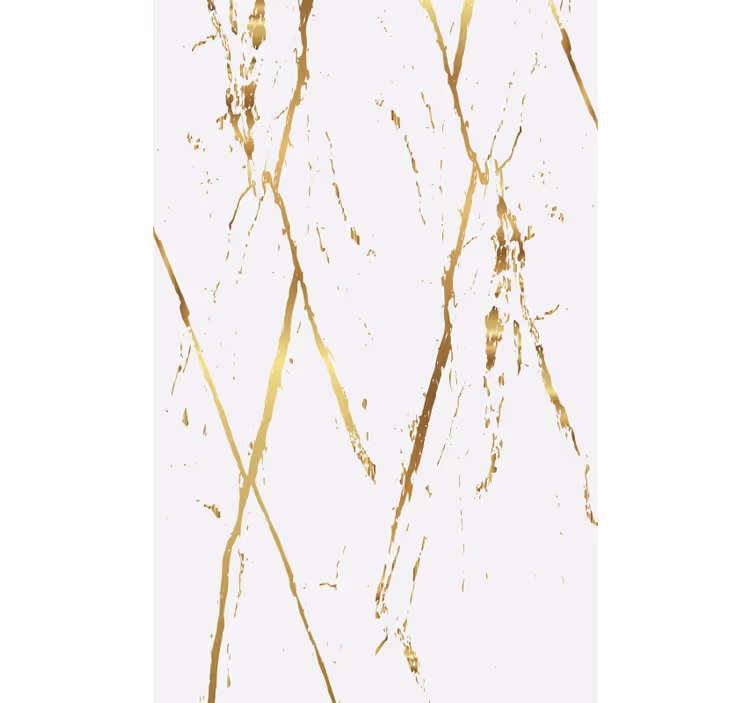 Cortina roller comedor rayas mármol dorado - TenVinilo