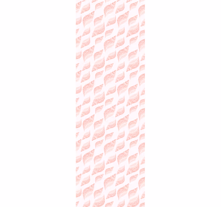 Cortina roller infantil patrón de conchas rosa trendy - TenVinilo