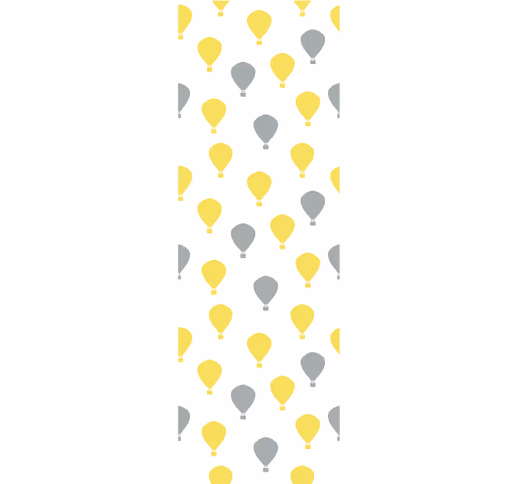 Cortina roller infantil globo aerostático pantone - TenVinilo