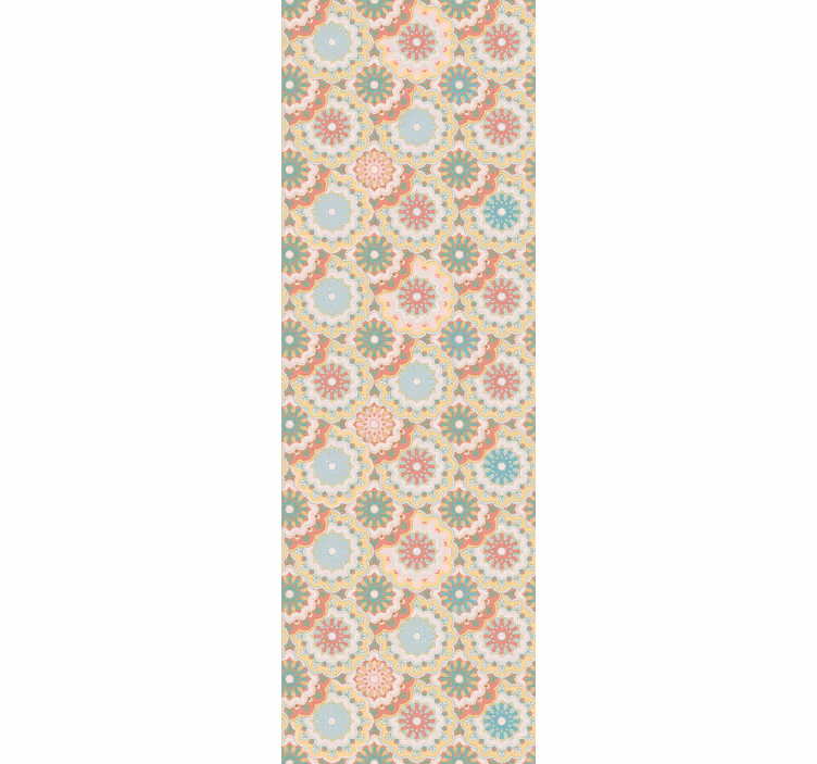 Cortina roller oficina estilo vintage chic - TenVinilo