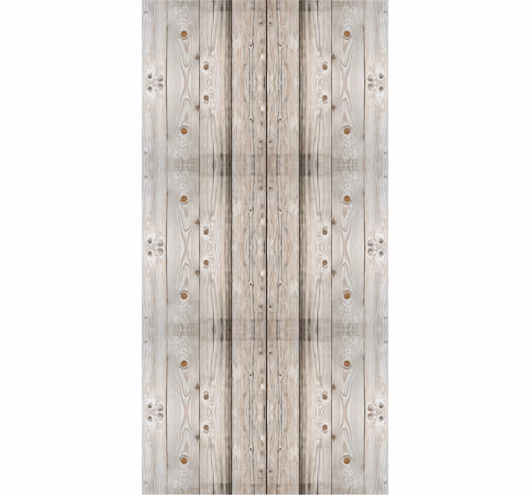 Cortina roller oficina efecto madera pino blanco - TenVinilo