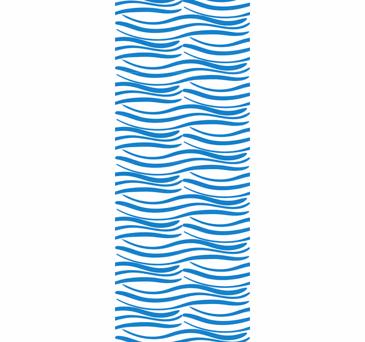 Cortina roller moderno patrón de olas pequeñas - TenVinilo