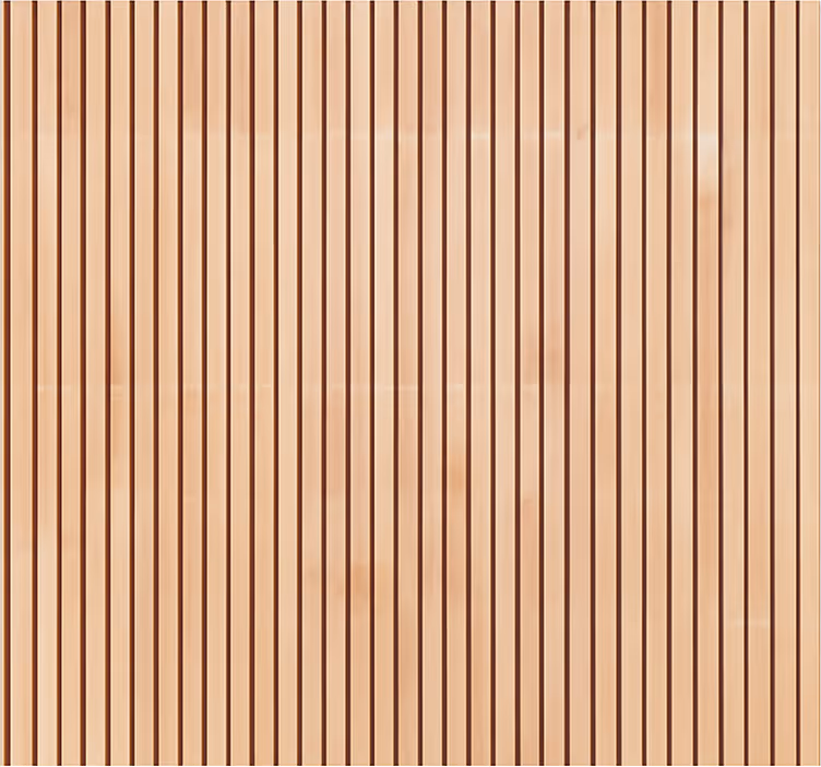 Cortina roller textura listones de cedro claro - TenVinilo