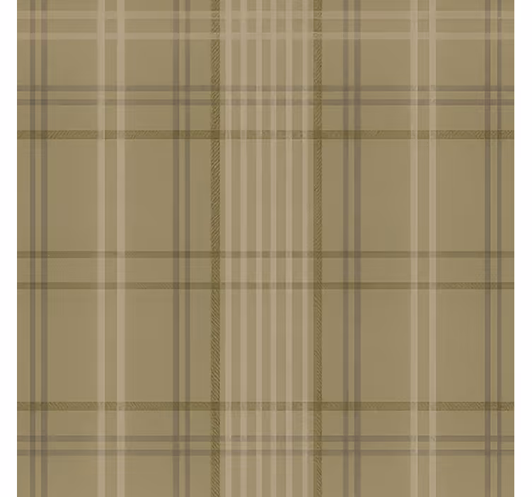 Cortina roller beige diseño oliva gris años 60 - TenVinilo