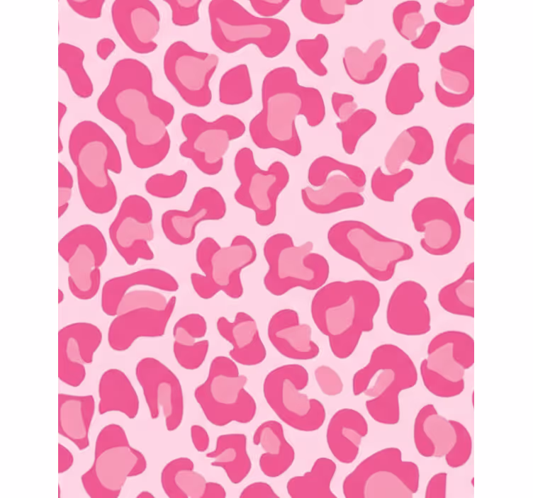 Cortina roller rosa estampado de leopardo rosa - TenVinilo