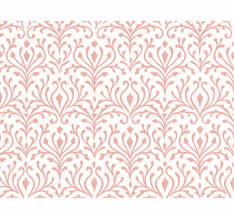 Cortina roller rosa patrón rosa elegante y minimalista - TenVinilo