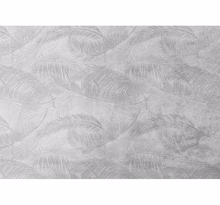 Cortina roller cocina ilustración tropical gris vintage - TenVinilo