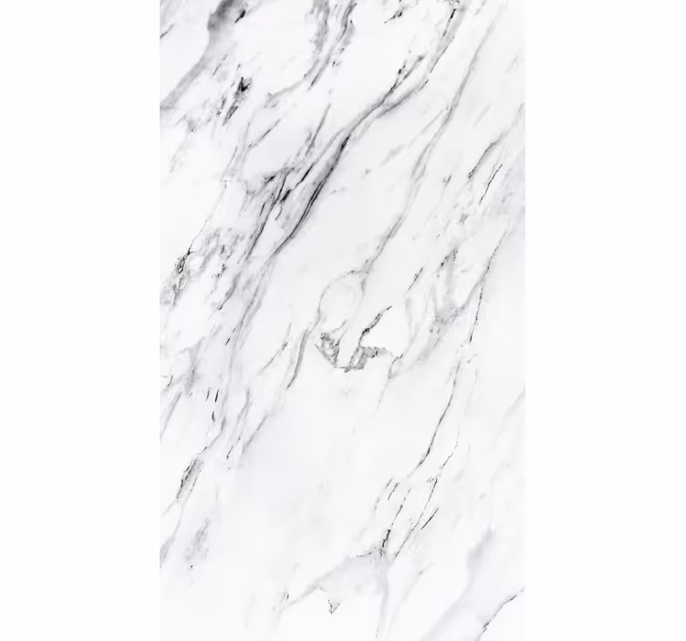 Cortina roller blanca efecto mármol estilo industrial - TenVinilo
