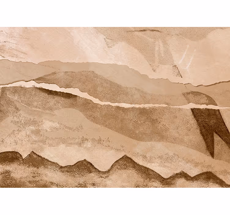 Cortina roller beige tiras de papel - TenVinilo