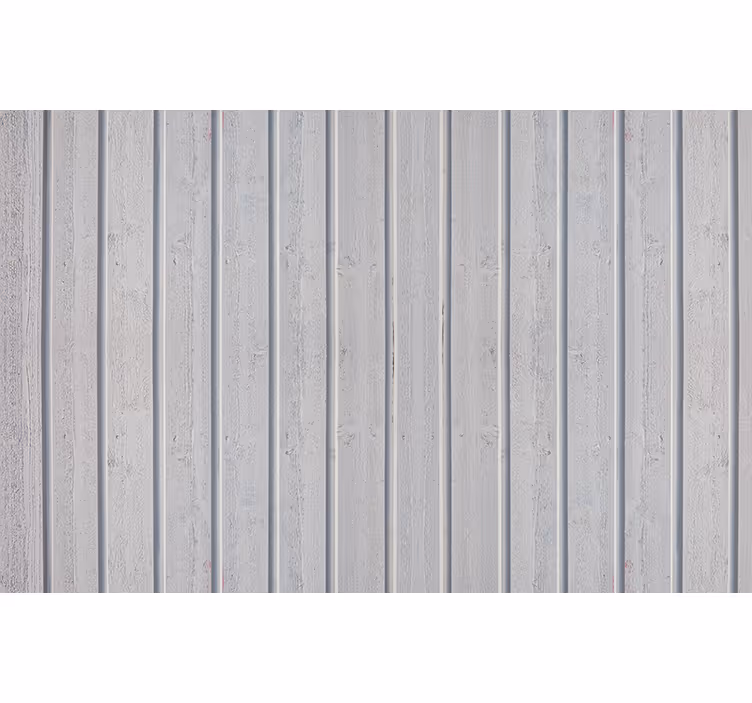 Cortina roller gris lamas de madera blancas - TenVinilo