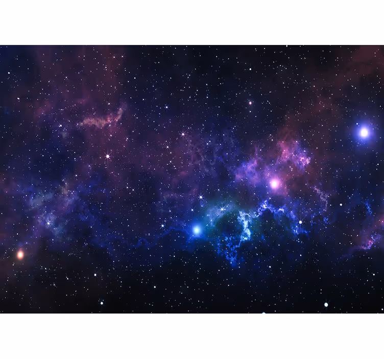 Cortina roller living comedor universo de mil estrellas - TenVinilo