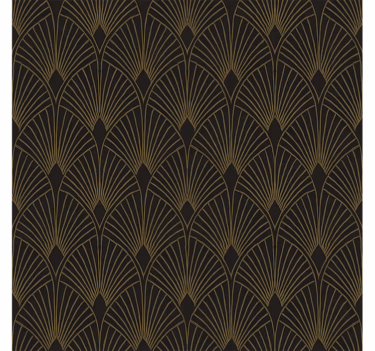 Cortina roller moderno ventilador deco dorado - TenVinilo