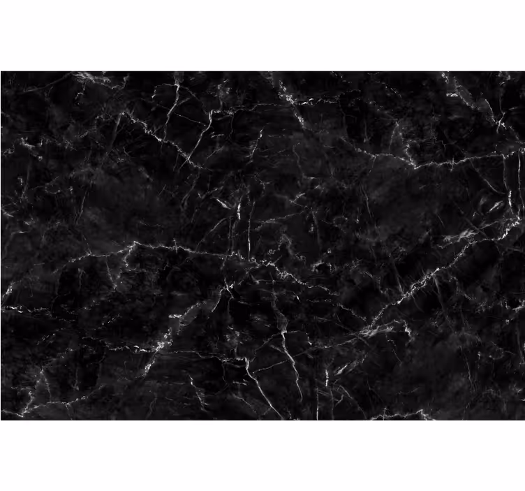 Cortina roller habitación mármol negro cocina - TenVinilo