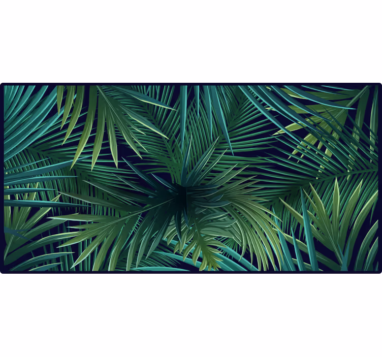 Cortina roller habitación hojas de monstera intensas - TenVinilo
