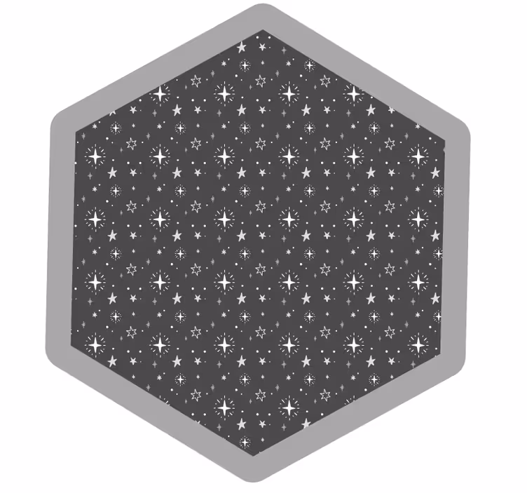 Cortina roller gris estrellas infantiles gris lavado - TenVinilo
