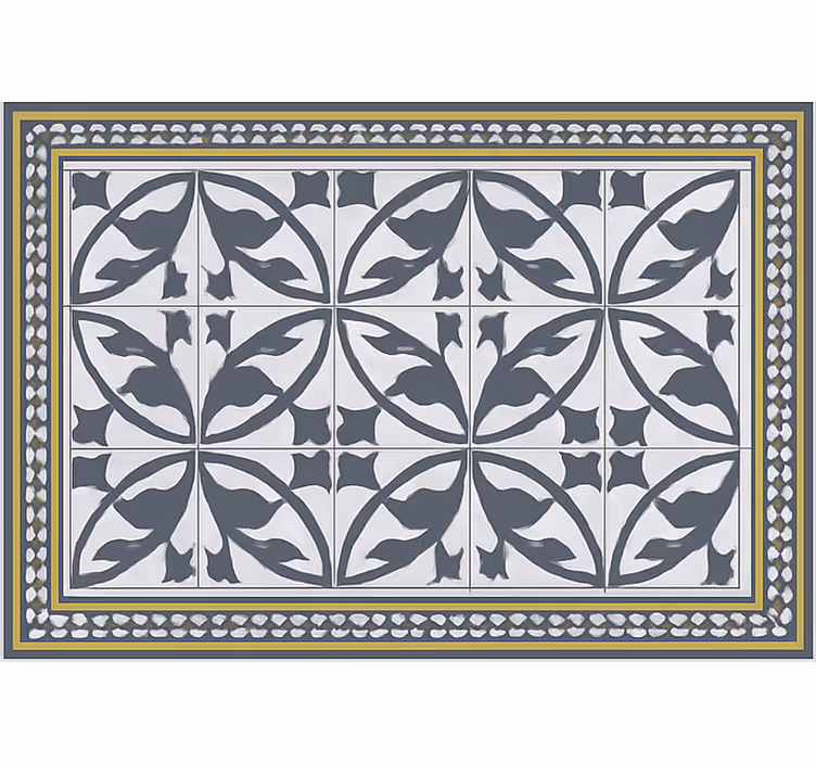 Cortina roller living comedor alfombra de aspecto hidráulico - TenVinilo