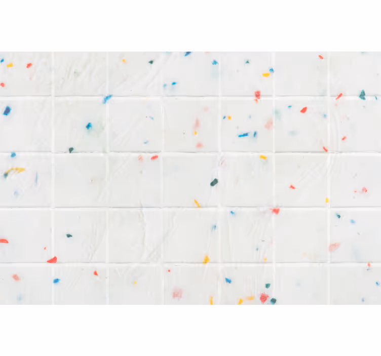 Cortina roller infantil azulejos coloridos - TenVinilo