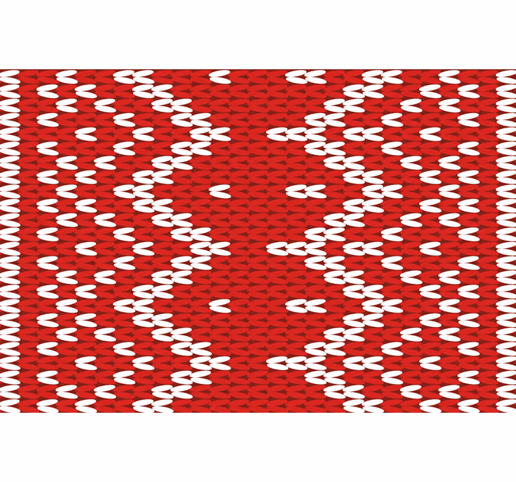 Cortina roller roja con diseño navideño típico - TenVinilo