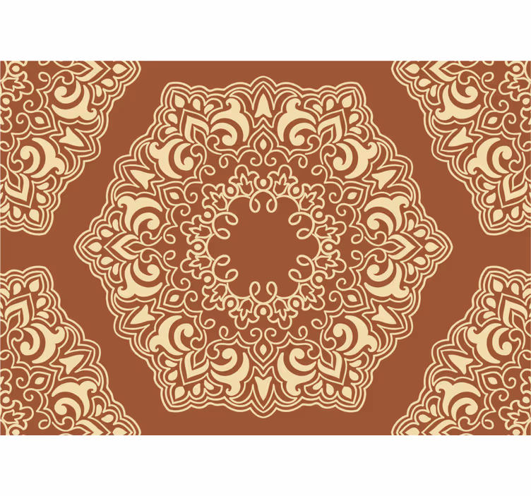 Cortina roller beige estilo ruso antiguo beige - TenVinilo