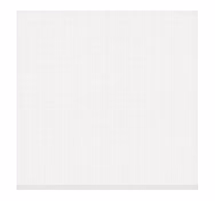 Cortina roller blanca transparente - TenVinilo