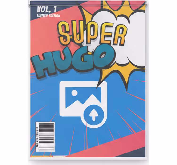 Cortina roller superhéroes cómic personalizado - TenVinilo