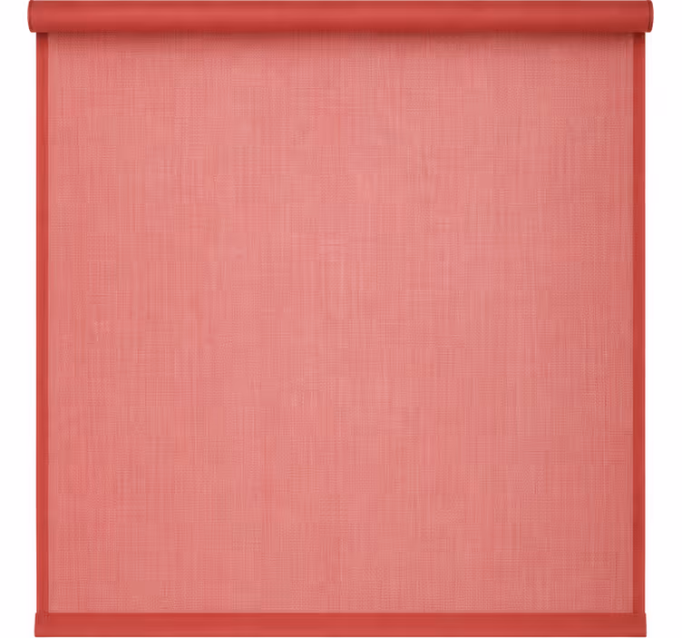 Cortina roller habitación matrimonio color rojo sangre - TenVinilo