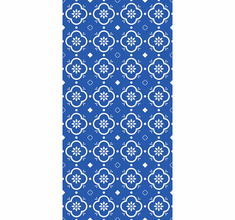 Estor textura azulejos azul marino - TenVinilo