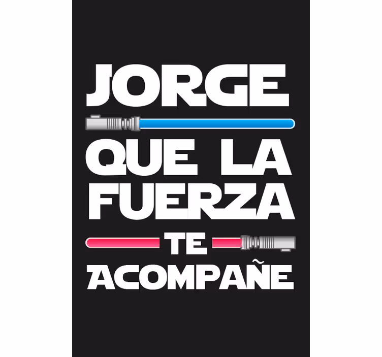 Estor con nombre que la fuerza te acompañe  - TenVinilo