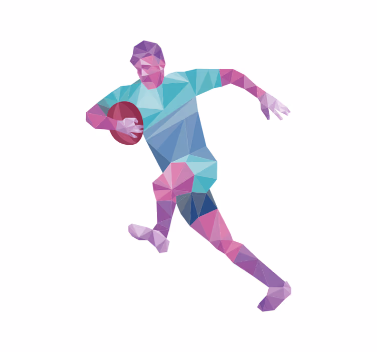 Estor deportes jugador de rugby - TenVinilo