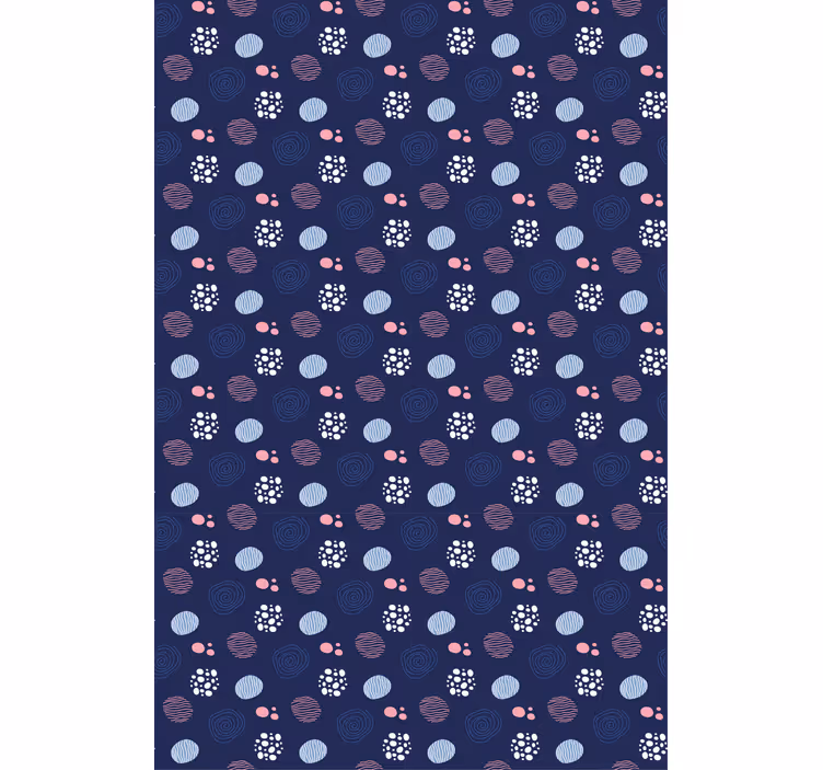 Estor habitación juvenil Diseño azul - TenVinilo