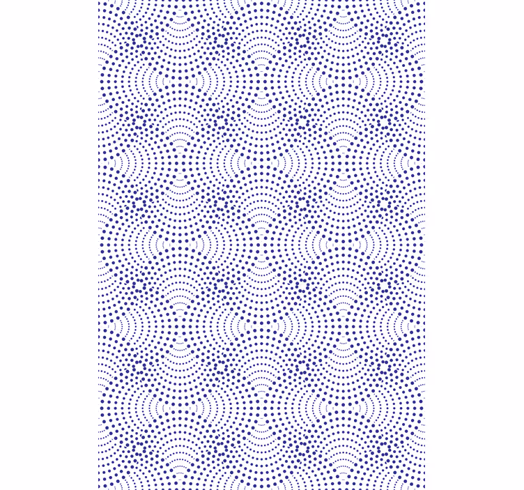 Cortina roller textura patrones circulares morados - TenVinilo