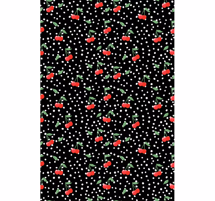 Cortina roller frutas tema de flor de cerezo - TenVinilo