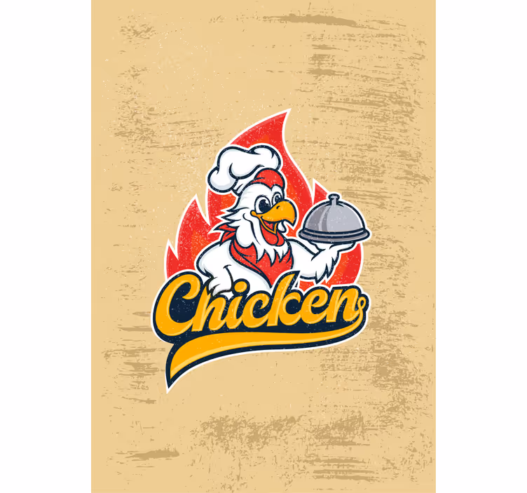 Estor animales Chef de pollo vintage - TenVinilo
