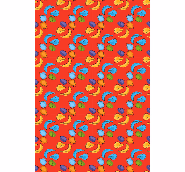 Cortina roller frutas composición de frutas vivas - TenVinilo