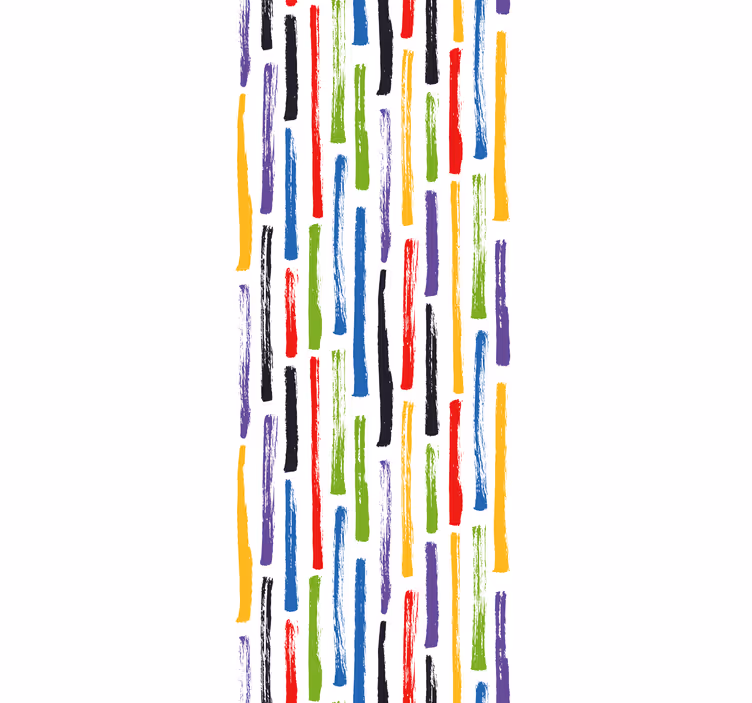 Cortina roller pinceladas de colores - TenVinilo