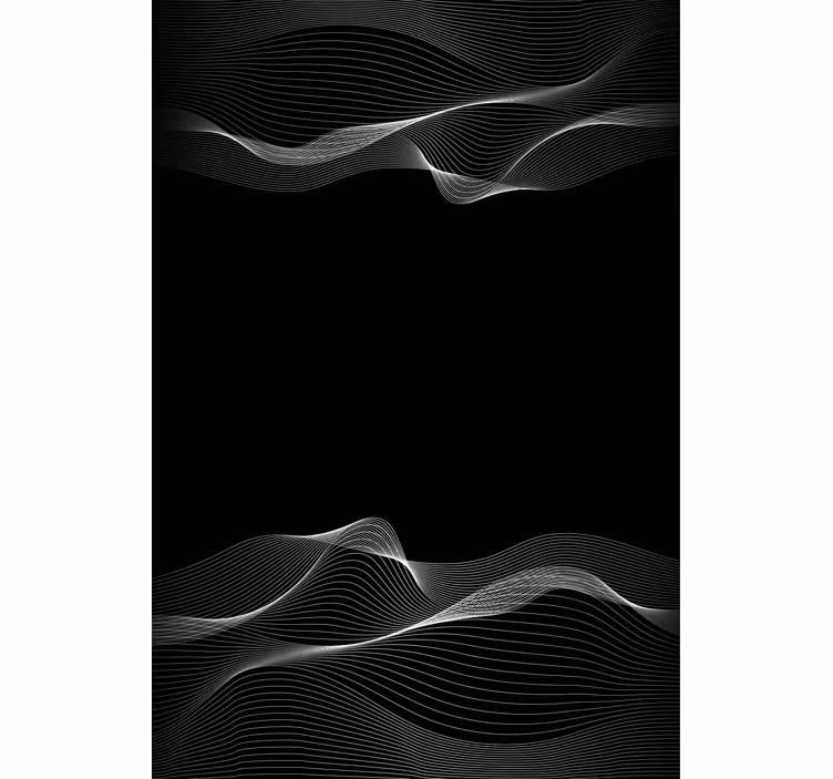 Cortina roller textura patrones de líneas fluidas - TenVinilo