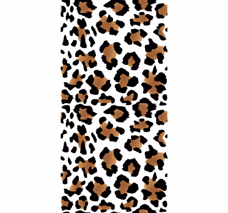 Cortina roller animales motivo de manchas de leopardo - TenVinilo