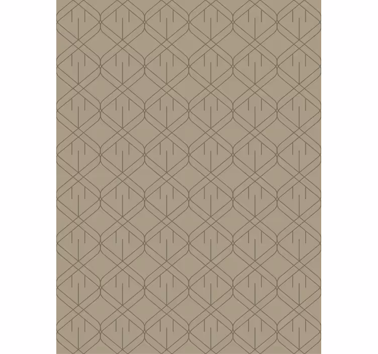 Cortina roller living comedor patrón geométrico moderno - TenVinilo