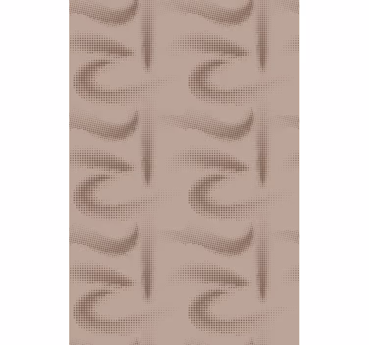 Cortina roller textura patrón curvo marrón - TenVinilo