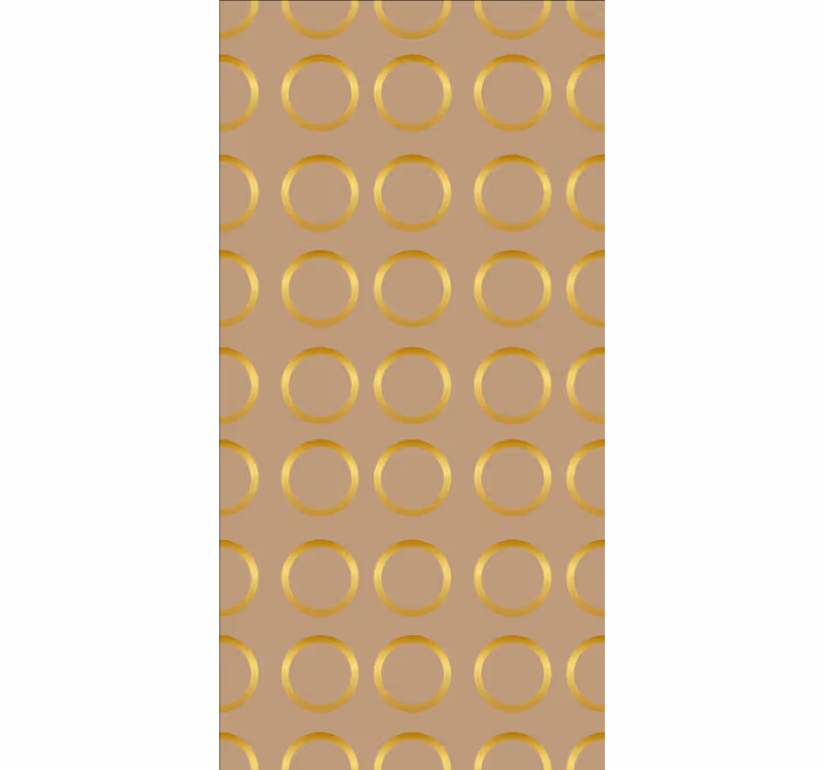 Cortina roller textura tema de círculo geométrico - TenVinilo