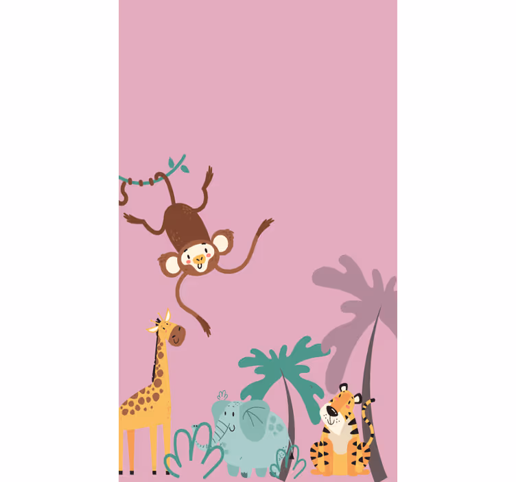 Estor animales Jungla infantil "boho" - TenVinilo