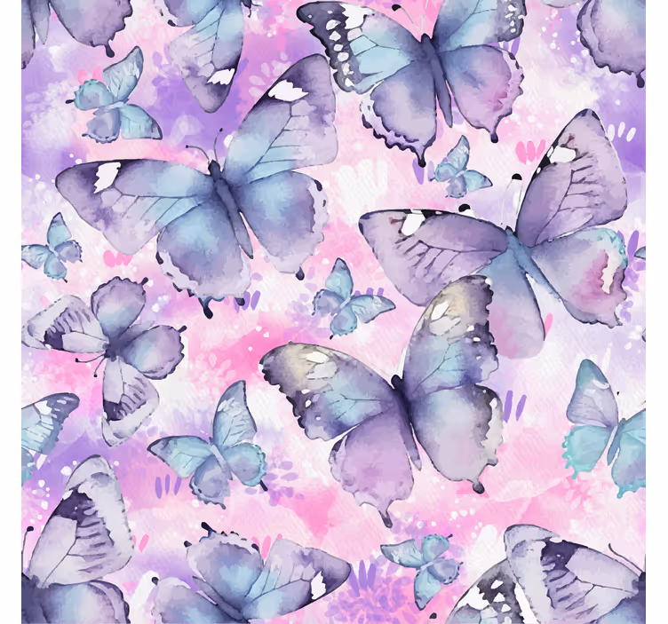 Estor de mariposas estilo salpicadura - TenVinilo