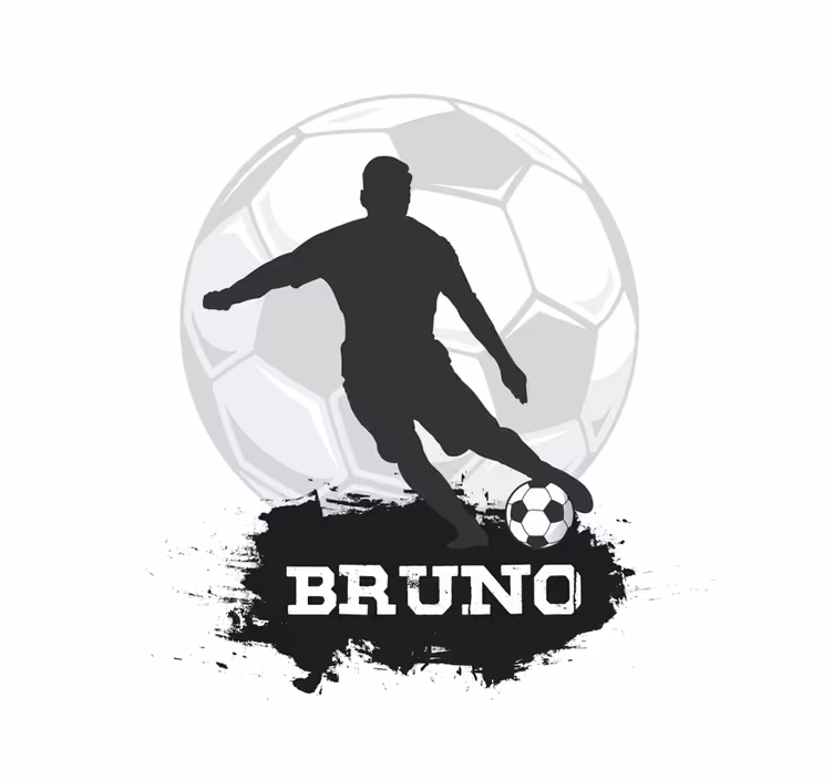 Cortina roller fútbol balón de fútbol personalizable - TenVinilo