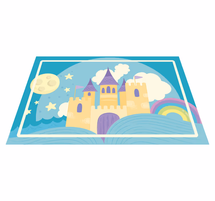 Mantel individual infantil castillo de princesa - TenVinilo