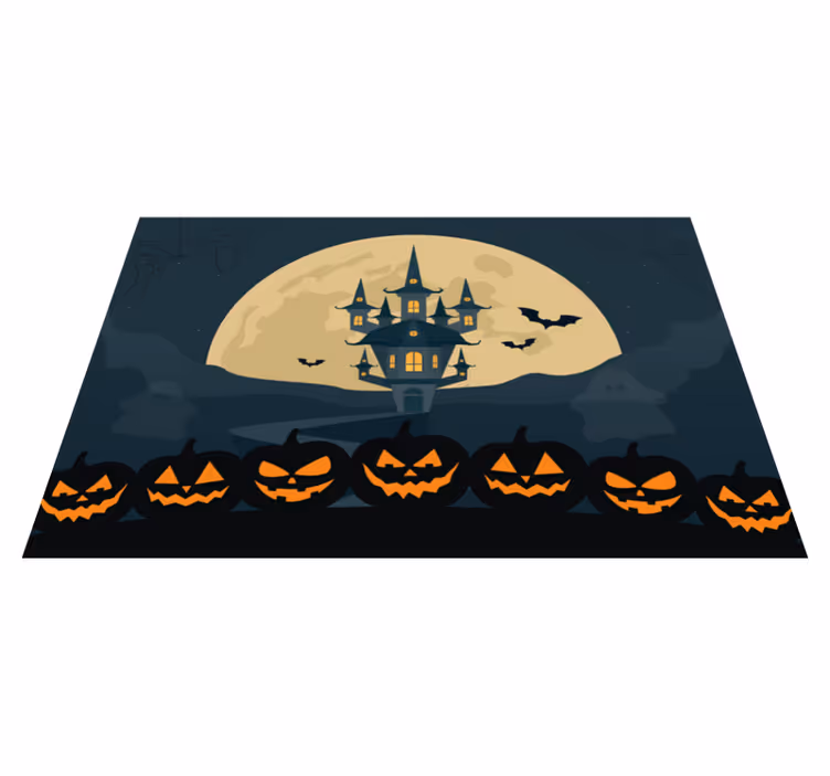 Mantel individual halloween estilo gótico - TenVinilo