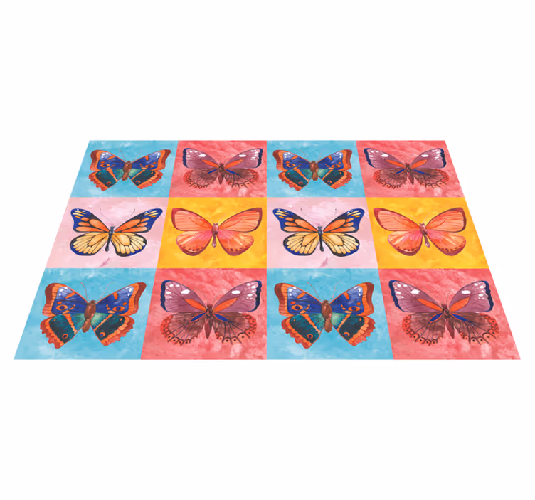 Individual mesa original emblema mariposa viva - TenVinilo