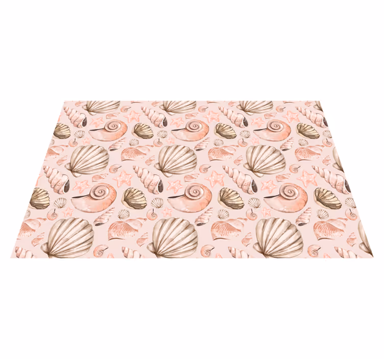 Individual mesa original con superficie de conchas - TenVinilo